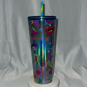 Starbucks Tim Singleton Designed Tumbler Venti w/ Straw NWT